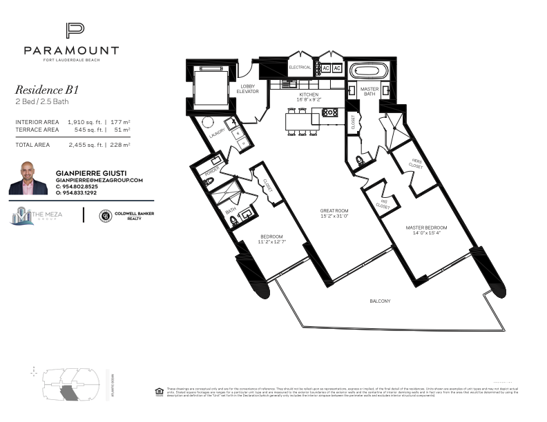 Paramount Residence ‘B1’ Floor Plan