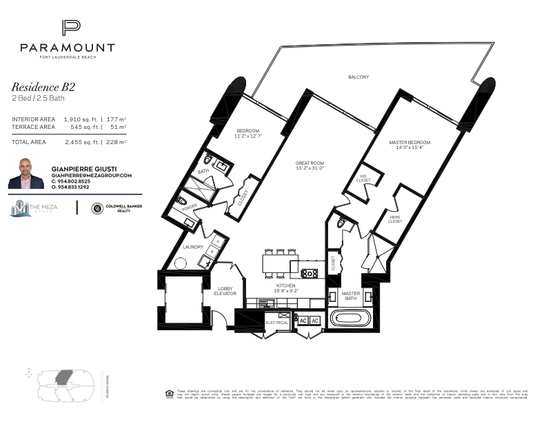 Paramount Residence ‘B2’ Floor Plan