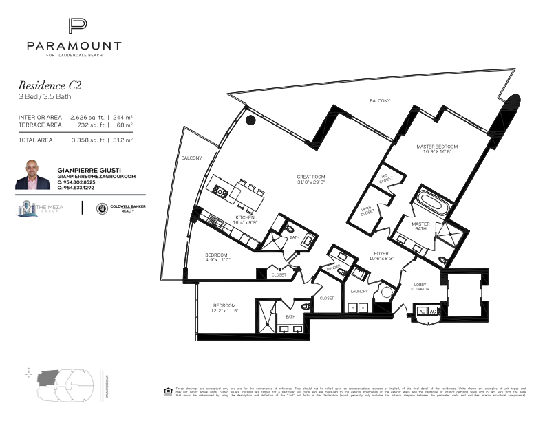 Paramount Residence ‘C2’ Floor Plan